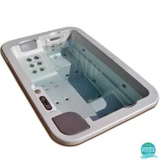 Spa Baltic 40, ingropat, jet inox, lumini Astral Pool 