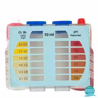 Tester ph si cl pentru piscina cu picaturi