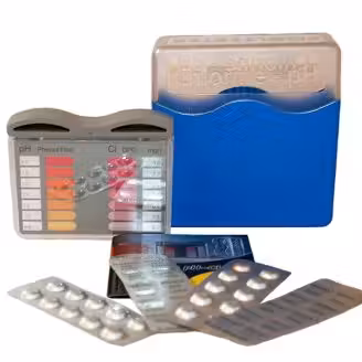 Tester piscina ph si clor cu reactivi
