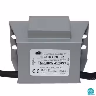 Transformator piscina 45W/003M, 230V/12V-3.75A, IP67, Indel Polonia (470045-003)