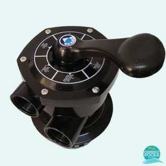 Vana multiport 6 cai top pentru filtru piscina 1 1/2" Emaux