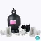 Kit echipament piscina volum 55 mc HPEM55